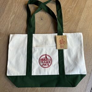 Trader Joe’s limited edition green large canvas bag